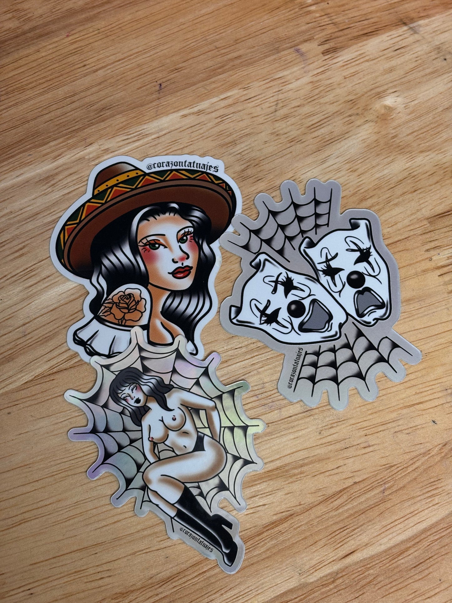 Holographic sticker packs <3