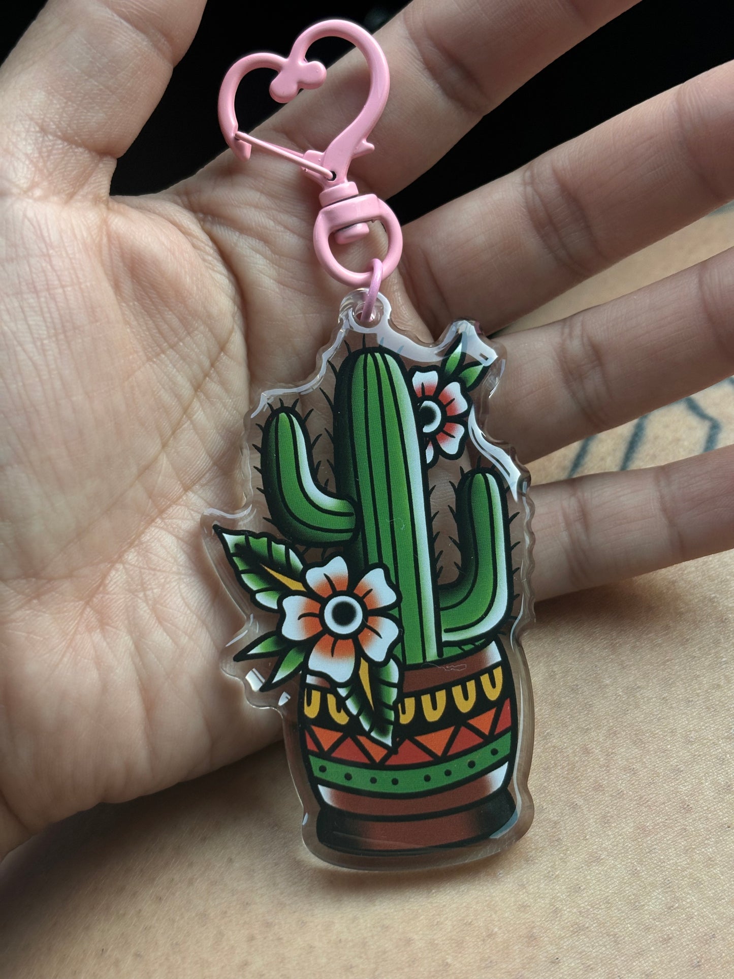 Cactus Keychain