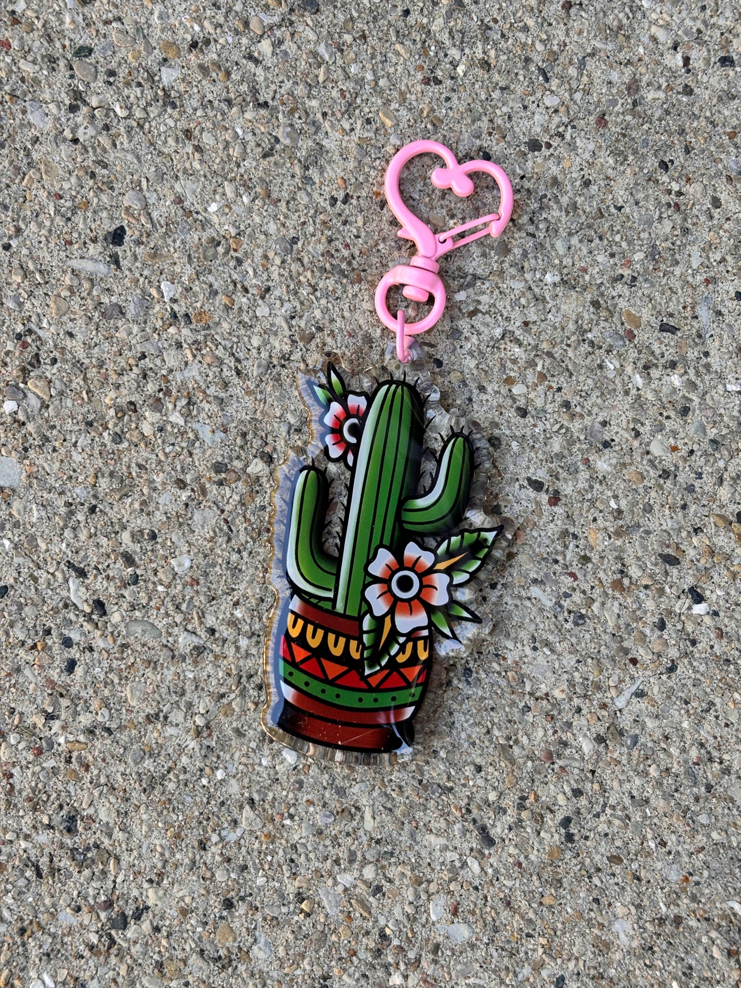 Cactus Keychain