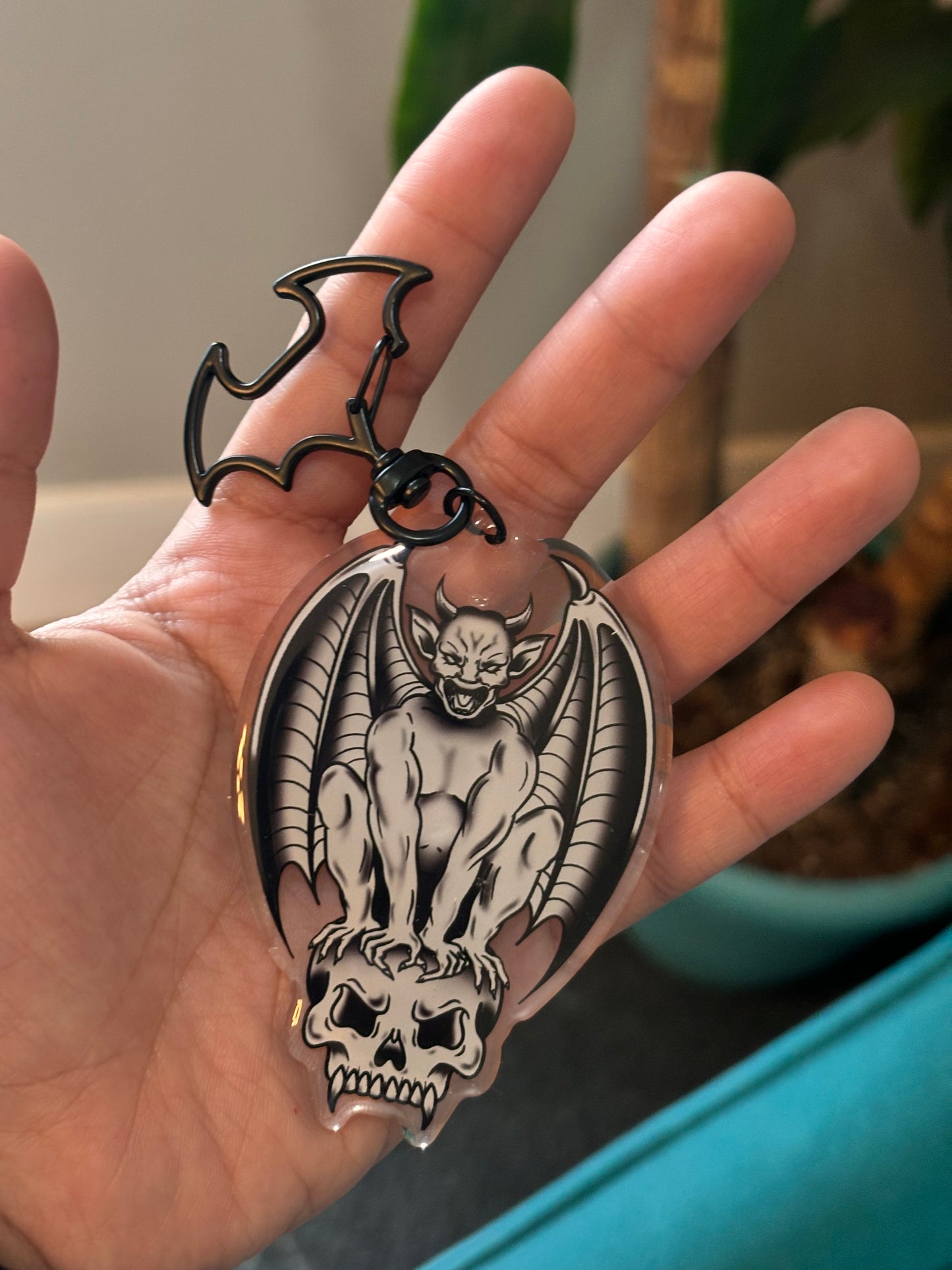 Gargoyle Keychain