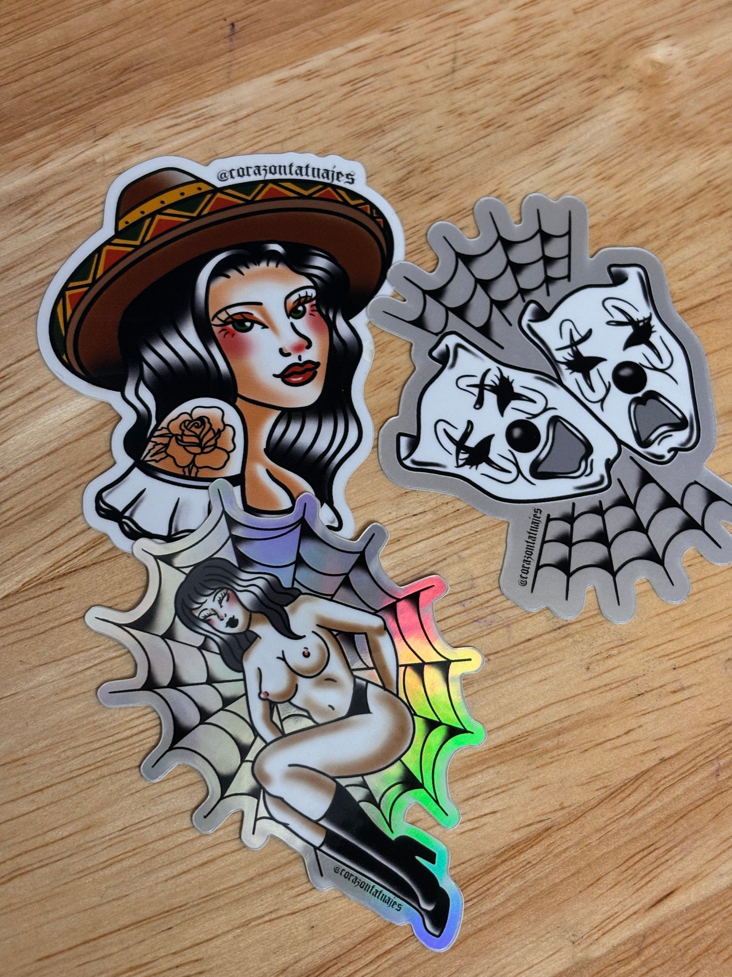 Holographic sticker packs <3